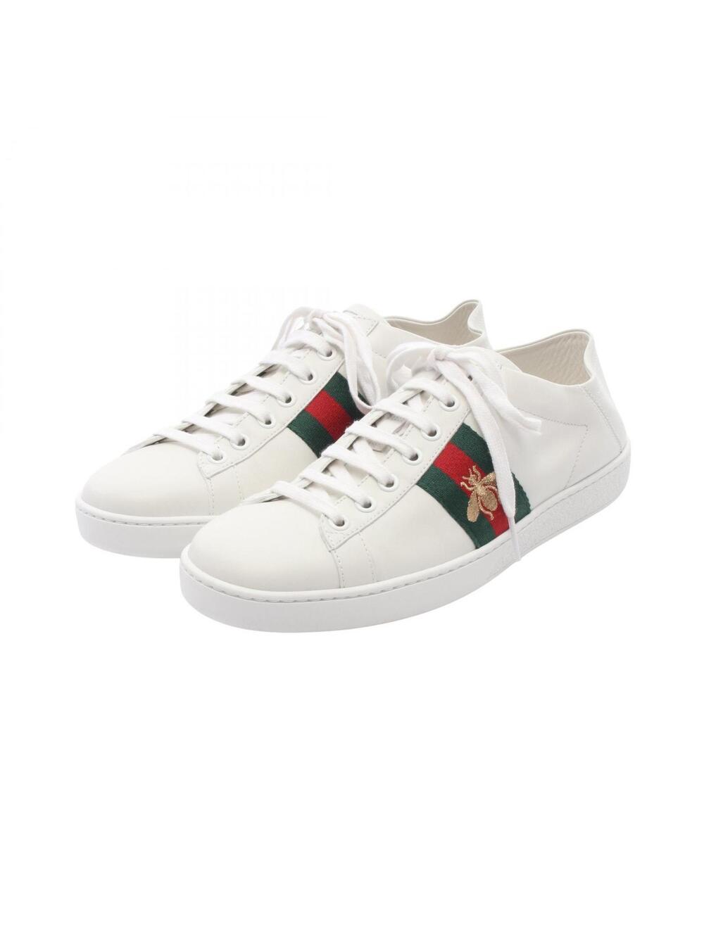 Gucci Bee Sherry Line Sneakers Leather #279649G51B